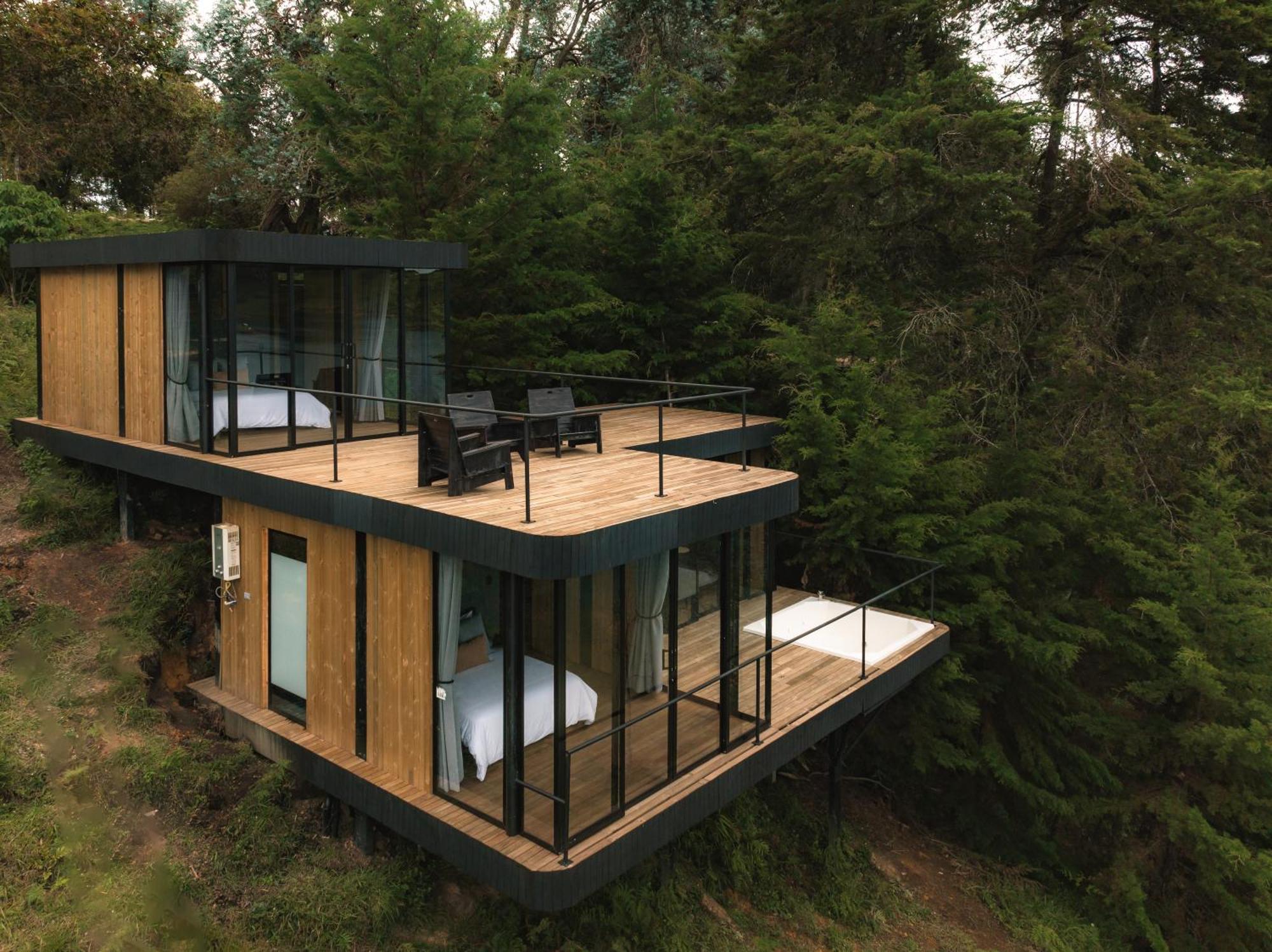 Habitación Cuádruple con vistas al lago