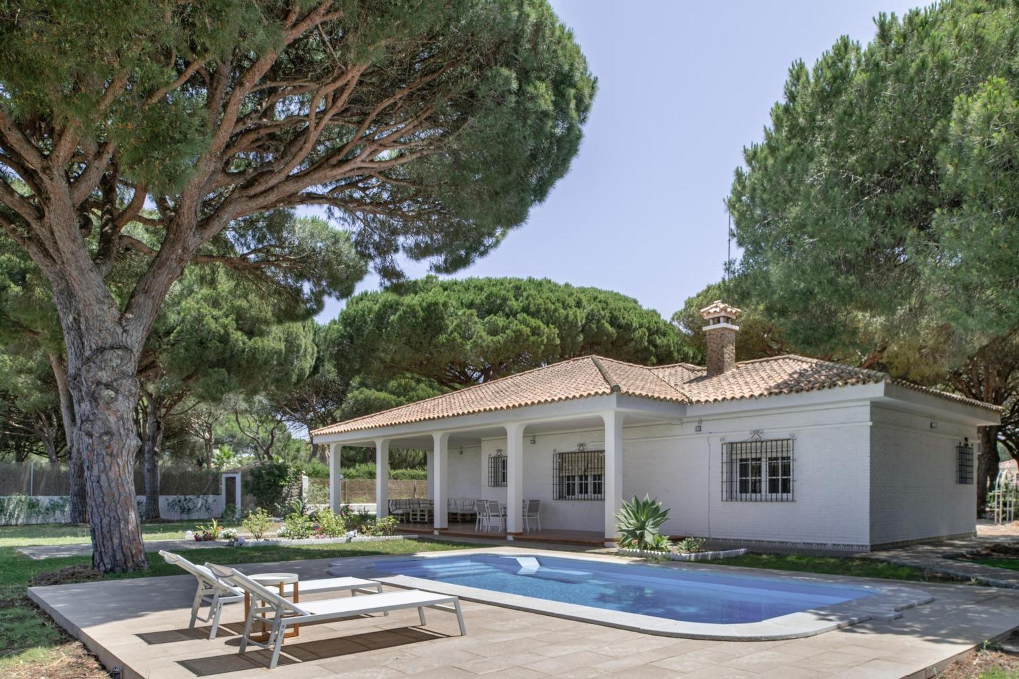 Villa con vistas al jardín