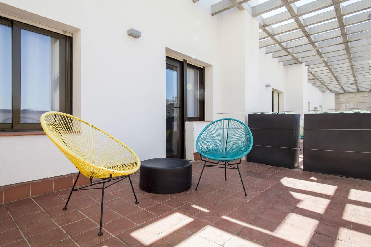 Estudio con terraza