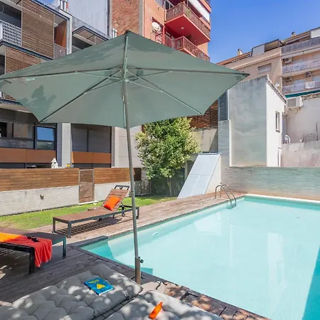 My Space Barcelona Pool Garden Apartments-3